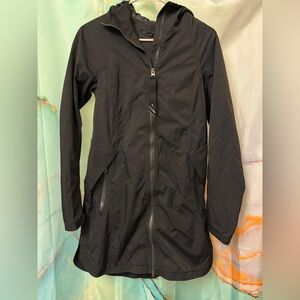 Lululemon Athletica Womens Rain Jacket in Black Sz: 6